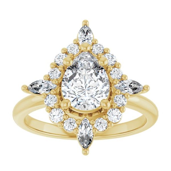 Halo-Style Engagement Ring Image 3 Natale Jewelers Sewell, NJ