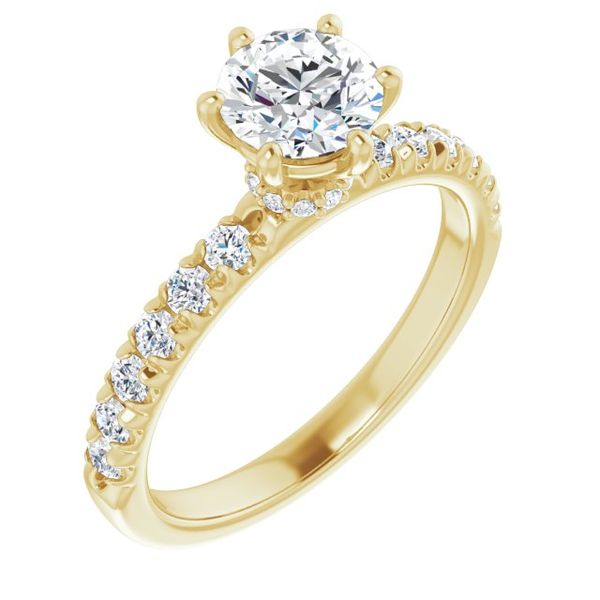 Accented Engagement Ring Z's Fine Jewelry Peoria, AZ