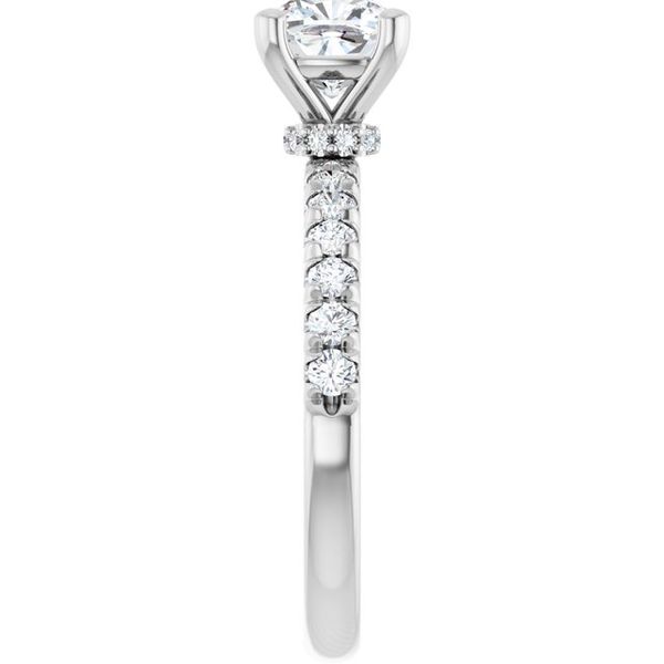 Accented Engagement Ring Image 4 MurDuff's, Inc. Florence, MA