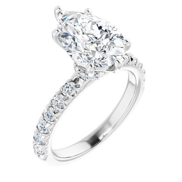Accented Engagement Ring Z's Fine Jewelry Peoria, AZ