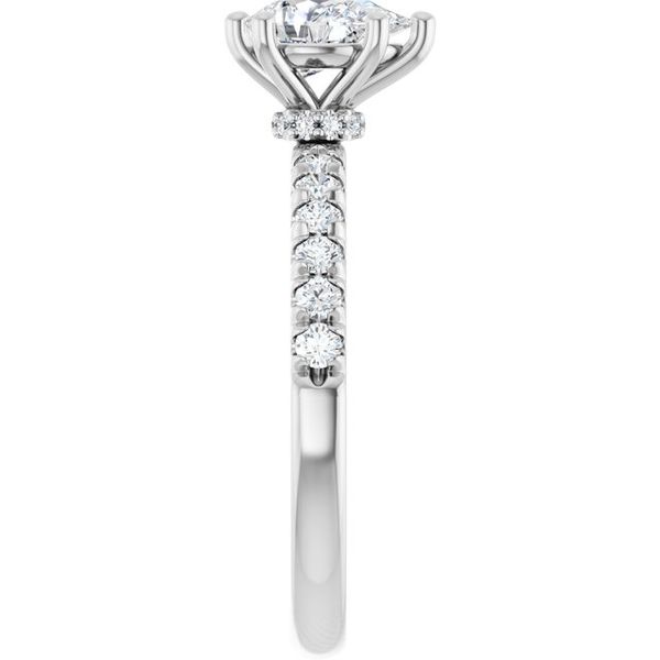 Accented Engagement Ring Image 4 Natale Jewelers Sewell, NJ