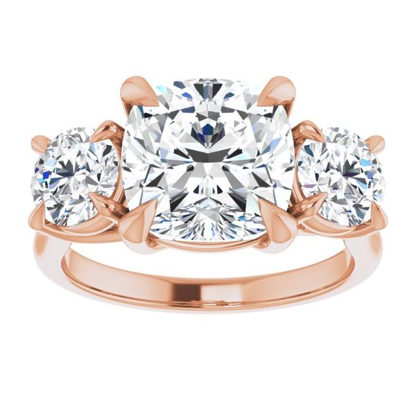 Three-Stone Engagement Ring Image 3 Pickens Jewelers, Inc. Atlanta, GA
