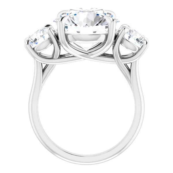 Three-Stone Engagement Ring Image 2 Monarch Jewelry Winter Park, FL