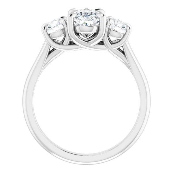 Three-Stone Engagement Ring Image 2 Monarch Jewelry Winter Park, FL