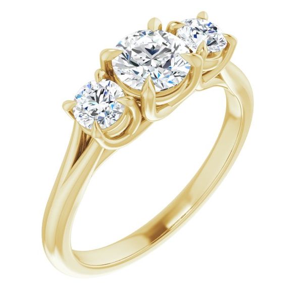 Three-Stone Engagement Ring Monarch Jewelry Winter Park, FL