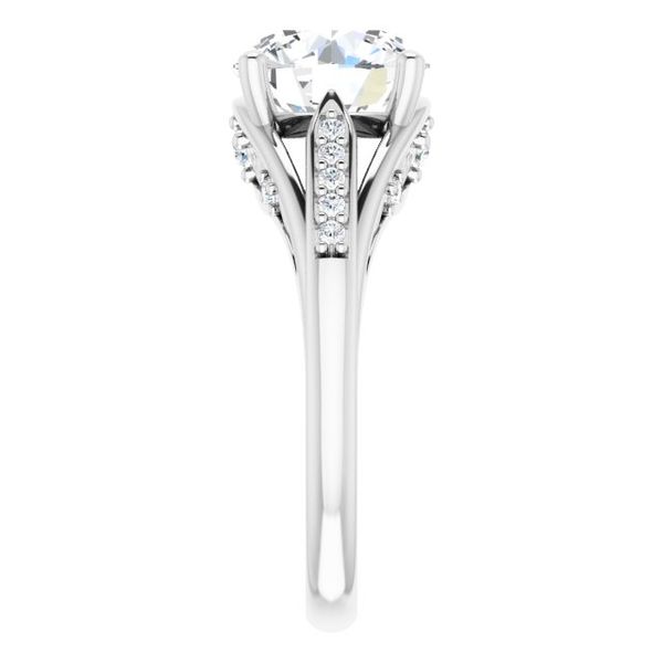 Accented Engagement Ring Image 4 Minor Jewelry Inc. Nashville, TN