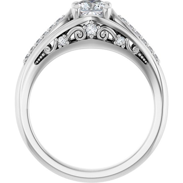 Accented Engagement Ring Image 2 Minor Jewelry Inc. Nashville, TN