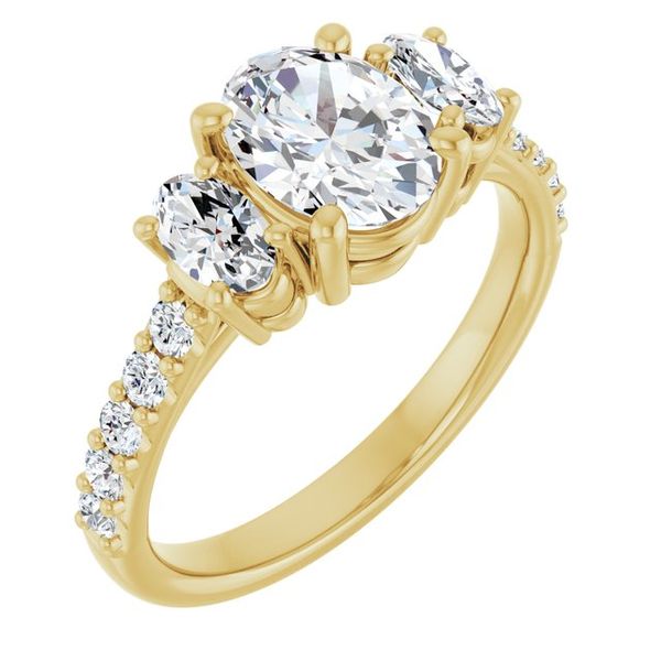 Three-Stone Engagement Ring MurDuff's, Inc. Florence, MA