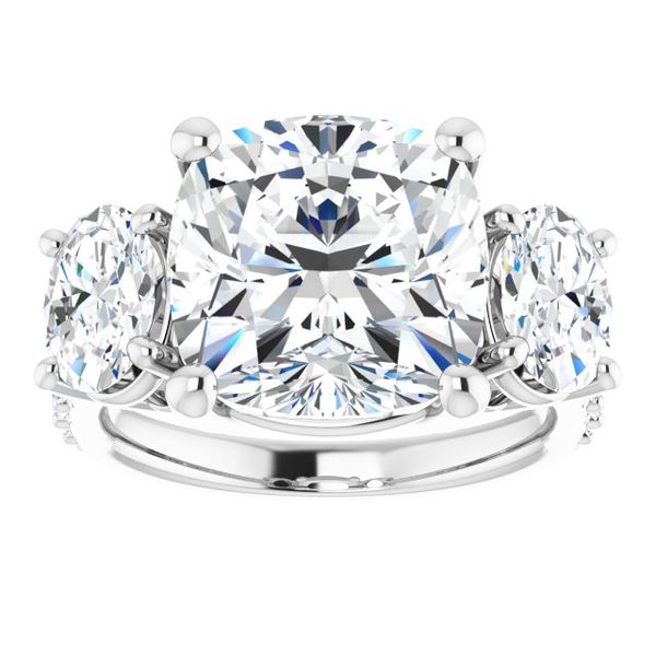 Three-Stone Engagement Ring Image 3 Victoria Jewellers REGINA, SK