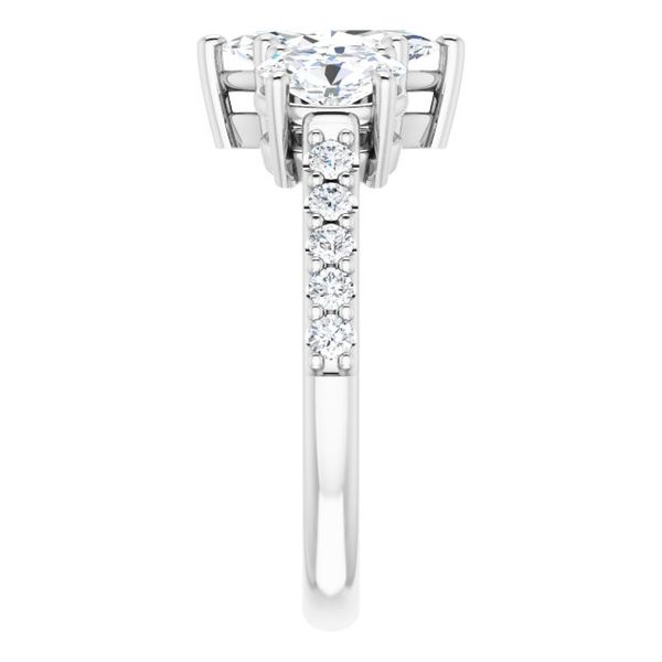 Three-Stone Engagement Ring Image 4 Victoria Jewellers REGINA, SK