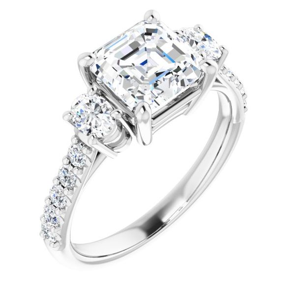 Three-Stone Engagement Ring Victoria Jewellers REGINA, SK