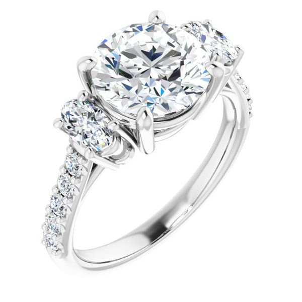 Three-Stone Engagement Ring MurDuff's, Inc. Florence, MA