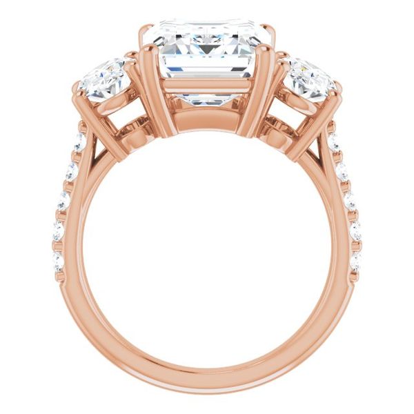Three-Stone Engagement Ring Image 2 Natale Jewelers Sewell, NJ