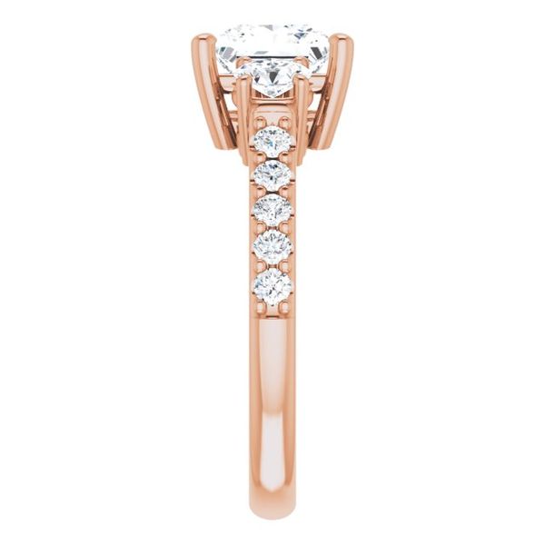 Three-Stone Engagement Ring Image 4 Natale Jewelers Sewell, NJ