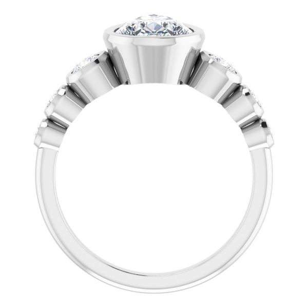 Seven-Stone Engagement Ring Image 2 Jambs Jewelry Raymond, NH