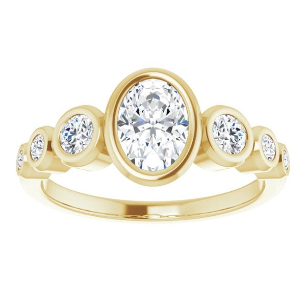 Seven-Stone Engagement Ring Image 3 Z's Fine Jewelry Peoria, AZ