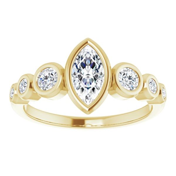 Seven-Stone Engagement Ring Image 3 MurDuff's, Inc. Florence, MA