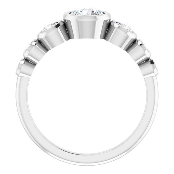 Seven-Stone Engagement Ring Image 2 Minor Jewelry Inc. Nashville, TN