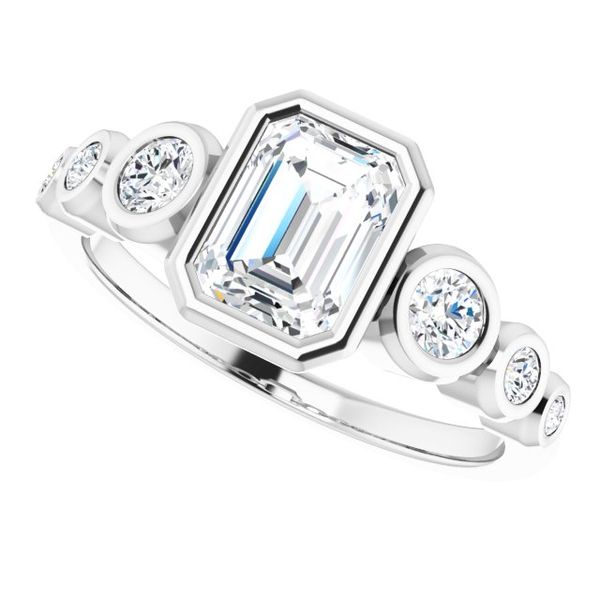 Seven-Stone Engagement Ring Image 5 Jambs Jewelry Raymond, NH
