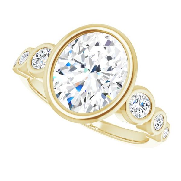 Seven-Stone Engagement Ring Image 5 Robison Jewelry Co. Fernandina Beach, FL