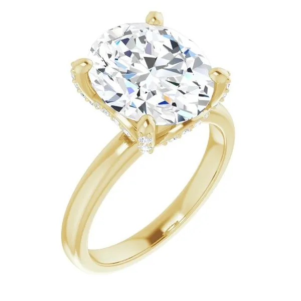 Accented Engagement Ring Austin's Fine Diamonds & Jewelry Lyndhurst, NJ