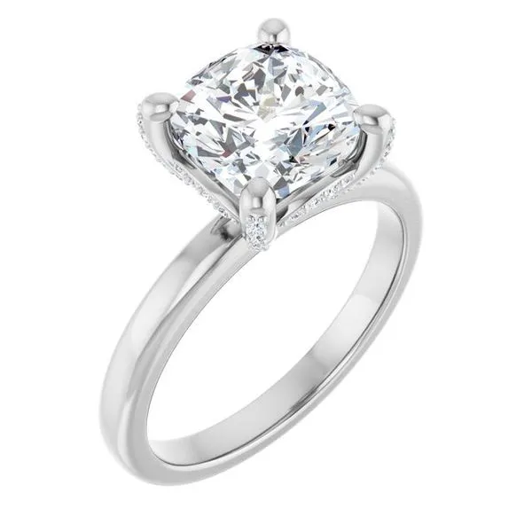 Accented Engagement Ring Austin's Fine Diamonds & Jewelry Lyndhurst, NJ