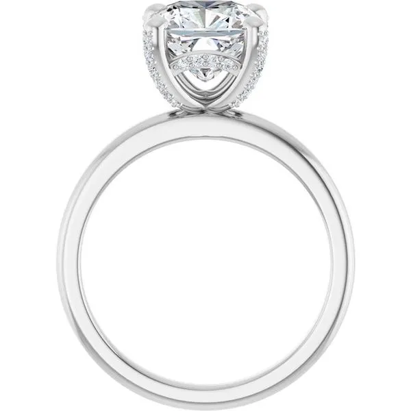 Accented Engagement Ring Image 2 Austin's Fine Diamonds & Jewelry Lyndhurst, NJ