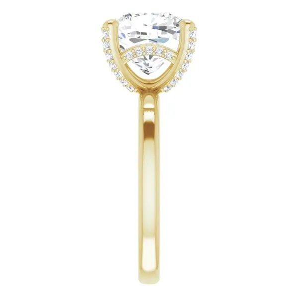 Accented Engagement Ring Image 4 Austin's Fine Diamonds & Jewelry Lyndhurst, NJ