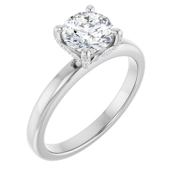 Accented Engagement Ring Studio 107 Elk River, MN