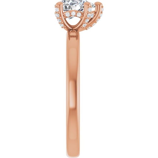 Accented Engagement Ring Image 4 Von's Jewelry, Inc. Lima, OH