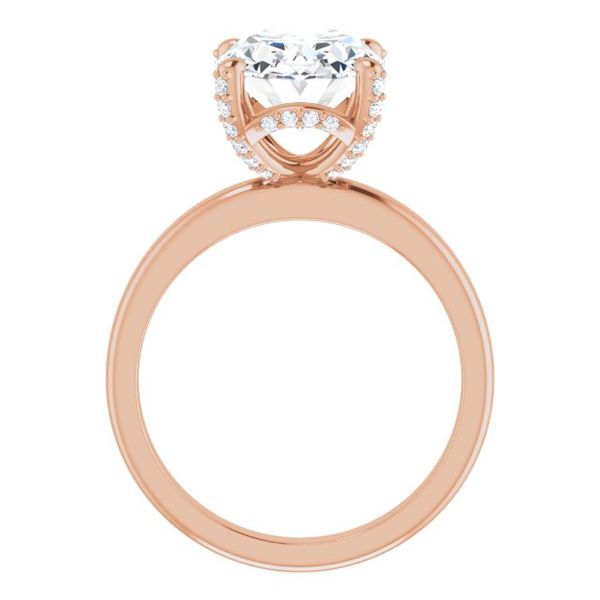 Accented Engagement Ring Image 2 Austin's Fine Diamonds & Jewelry Lyndhurst, NJ