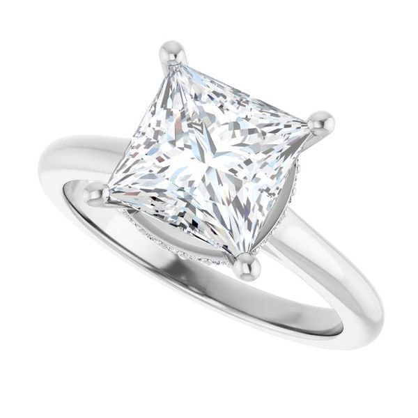 Hidden Halo-Style Engagement Ring Image 5 Greenfield Jewelers Pittsburgh, PA
