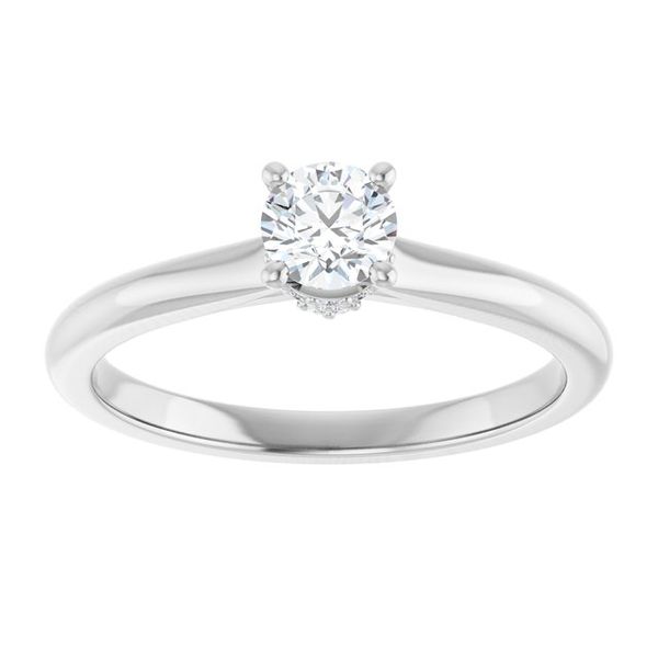 Hidden Halo-Style Engagement Ring Image 3 Greenfield Jewelers Pittsburgh, PA