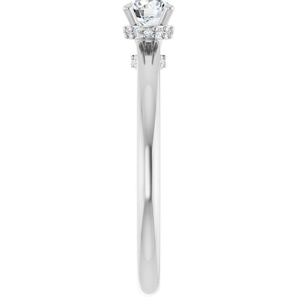 Hidden Halo-Style Engagement Ring Image 4 Greenfield Jewelers Pittsburgh, PA