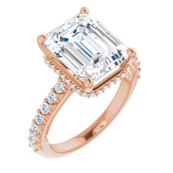 Hidden Halo-Style Engagement Ring Greenfield Jewelers Pittsburgh, PA