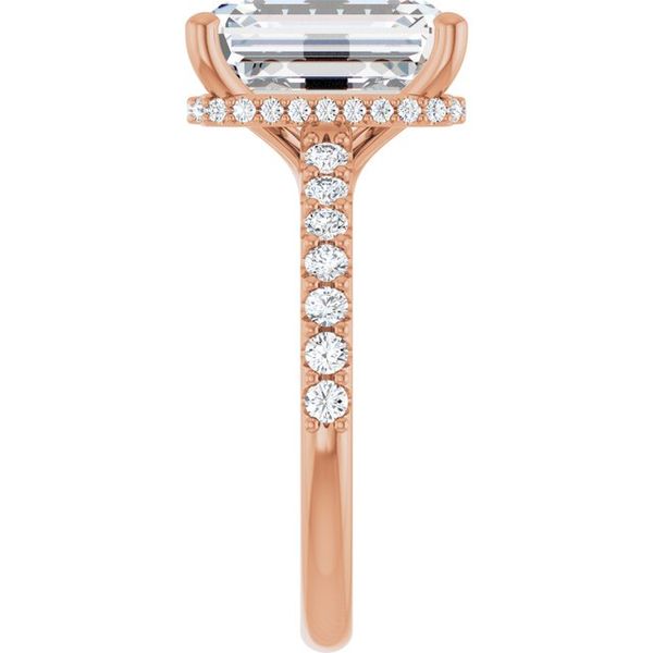 Hidden Halo-Style Engagement Ring Image 4 Greenfield Jewelers Pittsburgh, PA
