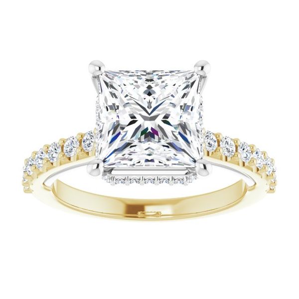 Hidden Halo-Style Engagement Ring Image 3 Greenfield Jewelers Pittsburgh, PA