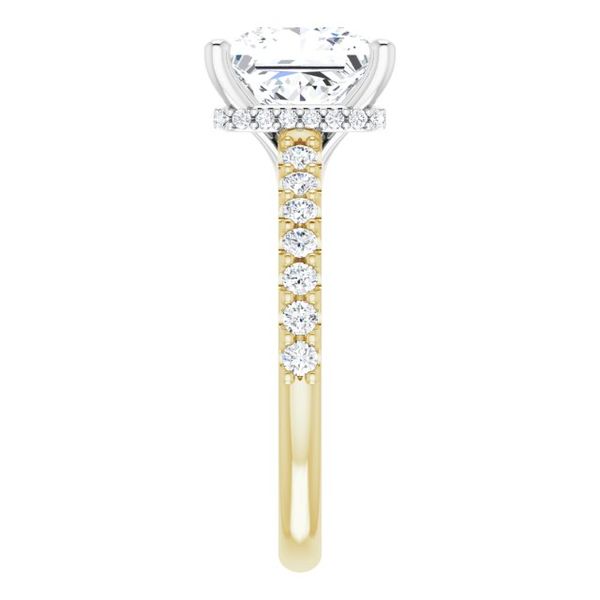 Hidden Halo-Style Engagement Ring Image 4 Greenfield Jewelers Pittsburgh, PA