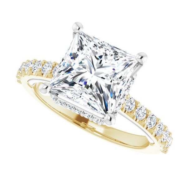 Hidden Halo-Style Engagement Ring Image 5 Greenfield Jewelers Pittsburgh, PA