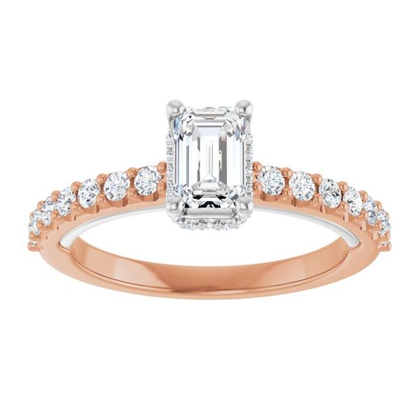 Hidden Halo-Style Engagement Ring Image 3 Greenfield Jewelers Pittsburgh, PA