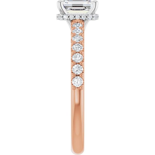 Hidden Halo-Style Engagement Ring Image 4 Greenfield Jewelers Pittsburgh, PA