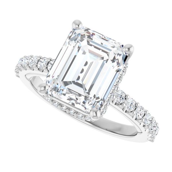 Hidden Halo-Style Engagement Ring Image 5 Greenfield Jewelers Pittsburgh, PA