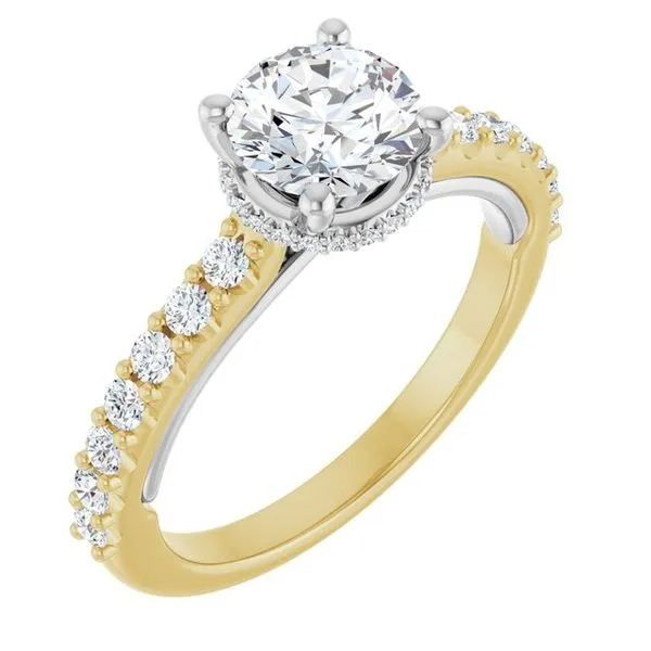 Hidden Halo-Style Engagement Ring Greenfield Jewelers Pittsburgh, PA