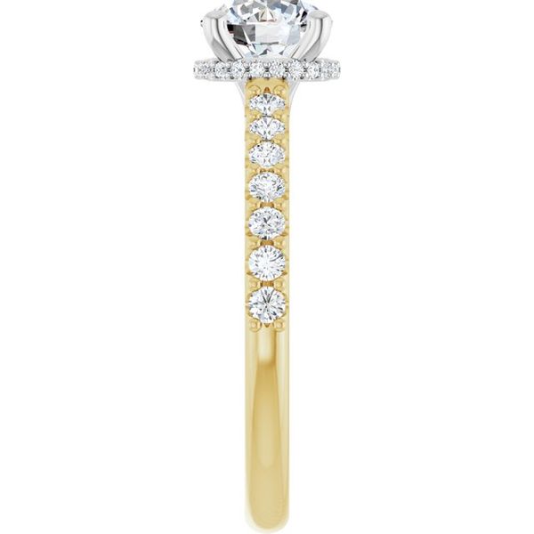 Hidden Halo-Style Engagement Ring Image 4 Greenfield Jewelers Pittsburgh, PA