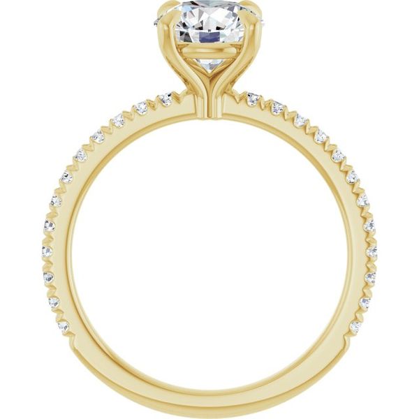 Claw-Prong Engagement Ring Image 2 Jewel Smiths Oklahoma City, OK