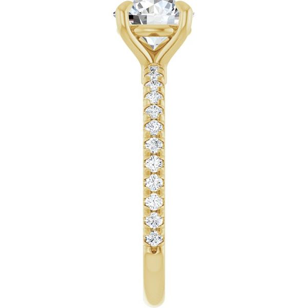 Claw-Prong Engagement Ring Image 4 Jewel Smiths Oklahoma City, OK