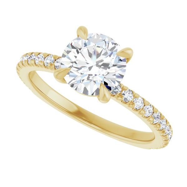Claw-Prong Engagement Ring Image 5 Jewel Smiths Oklahoma City, OK