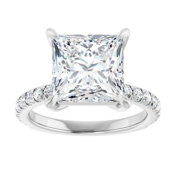 Claw-Prong Engagement Ring Image 3 H. Brandt Jewelers Natick, MA