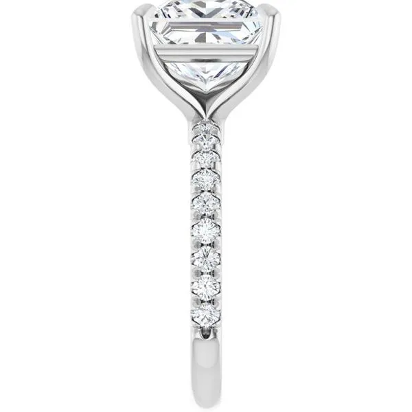 Claw-Prong Engagement Ring Image 4 H. Brandt Jewelers Natick, MA