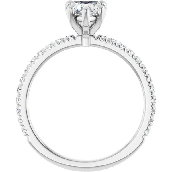 Claw-Prong Engagement Ring Image 2 Jewel Smiths Oklahoma City, OK